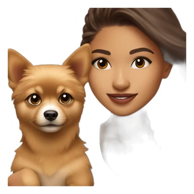 ZENDAYA WITH POMCHI sticker