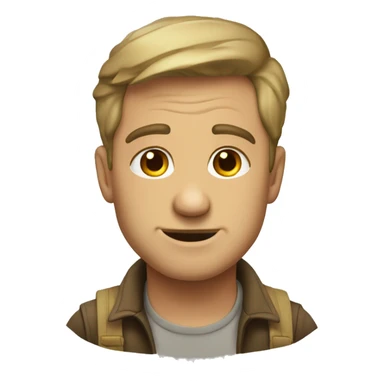 Пудель бежевый sticker