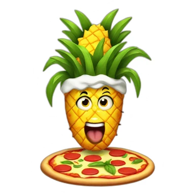 assasin pineapple pizza sticker