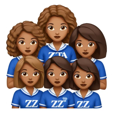 Black women zeta phi beta sorority sticker