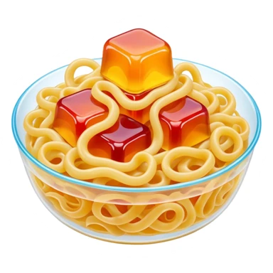 noodles made of jelly sticker