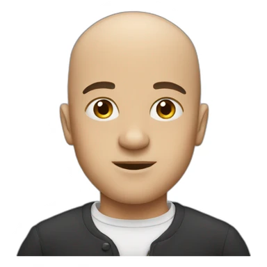 The bald of english ish sticker