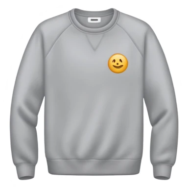 grey pullover on white background sticker