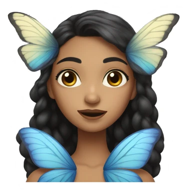 Mariposa azul  sticker