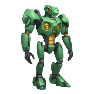 Reptile-Medabot-Mecha full body sticker
