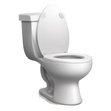 Lady running away from toilet sticker