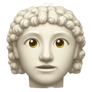 Ancient Greek Style, URL Icon, Off-white sticker