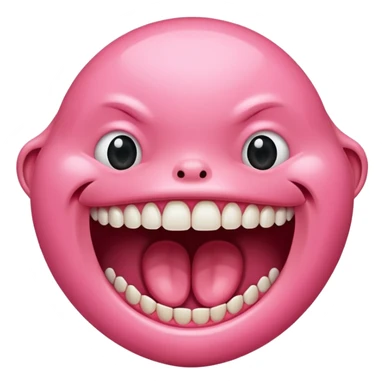 mouth wide open sticker