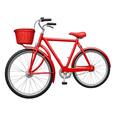 QR code with a picture of a red bike in the middle sticker