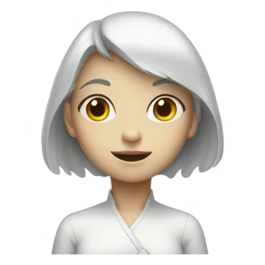 good girl ghost sticker