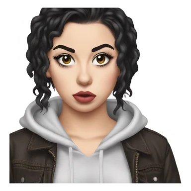 brat charli xcx  sticker