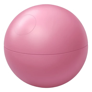 light pink pilates ball sticker