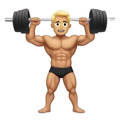 gym ripped male body sticker