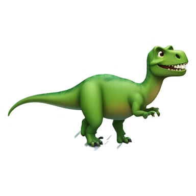 Dinosaur on a surfboard  sticker