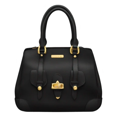 Black Prada bag sticker