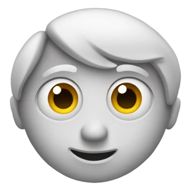 Emoji with the eyes looking to the side sticker