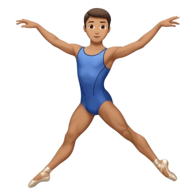 male.ballet dancer sticker