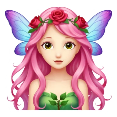 Rose wings,Flower Fairies. sticker