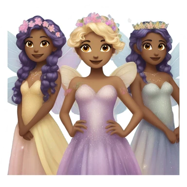 Princess fairies sticker