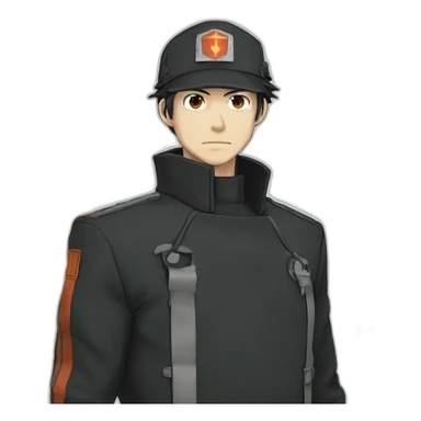Shinra fire force sticker
