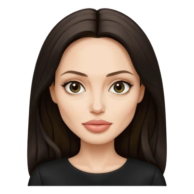 Angelina Jolie up to the waist sticker