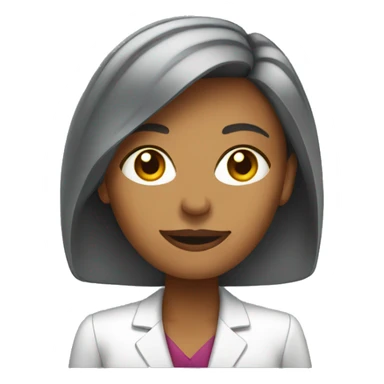 business woman in office sticker