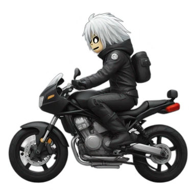 Tomura shigaraki riding motorcycle sticker