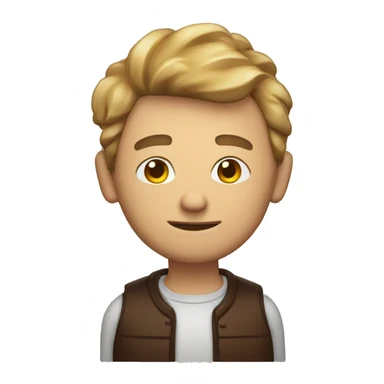 Man with broken rootbeer bottle  sticker