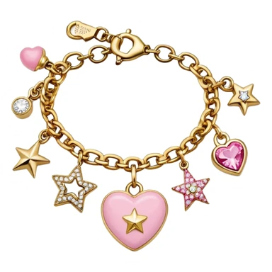 Juicy Couture charm bracelet sticker