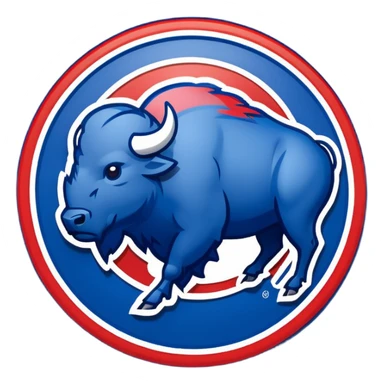 Buffalo bills logo sticker