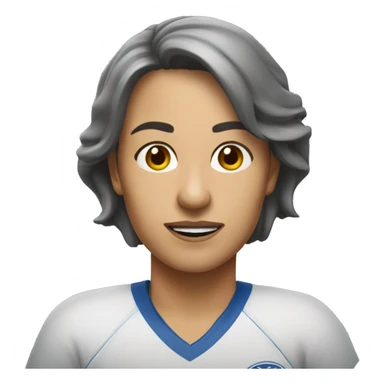 Barbara Bação a jogar paddel sticker