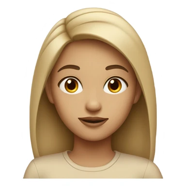 clean girl beige  sticker