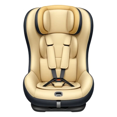 Silk padded car seat sticker