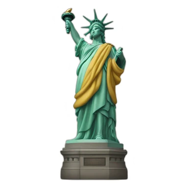 liberty-statue-with-a-kilt sticker