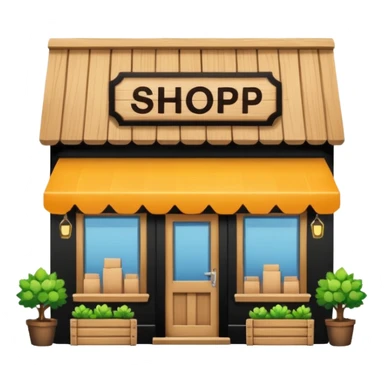 Magic Shop in Harry Potter film– Small wooden shop with “Shop” sign.
 sticker