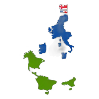 Le continent européen sticker