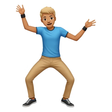 playing epic air guitar sticker