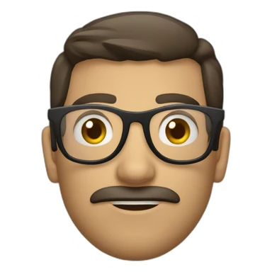 Filósofo griego con lentes sticker