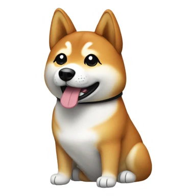 I want a potcast microphone but it has the ears of a shiba dog  sticker