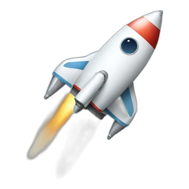 rocketship sticker