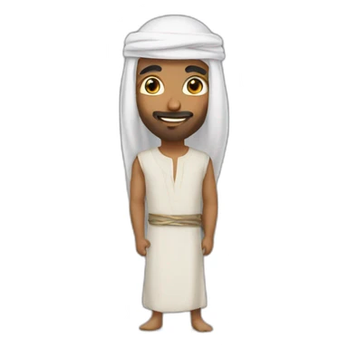 arabe et un bond sticker