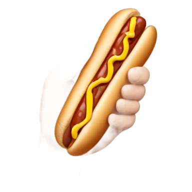 Jeff eating a hotdog  sticker