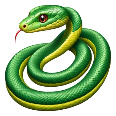 a snake emoji sticker