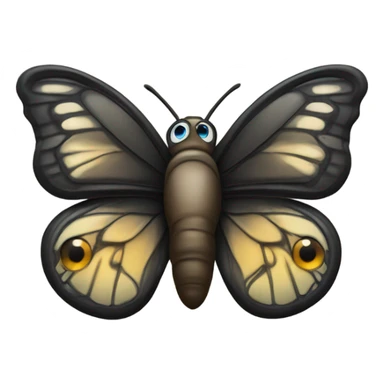 butterfly with a monocle sticker