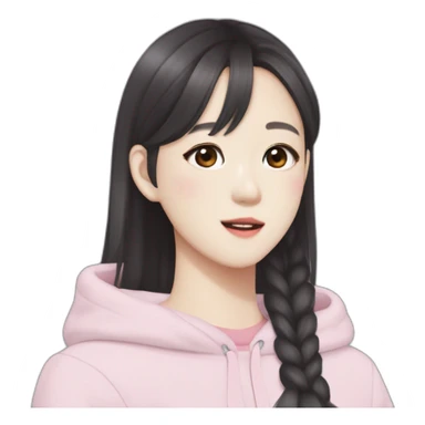 Blackpink Jisoo in snowdrop kdrama  sticker