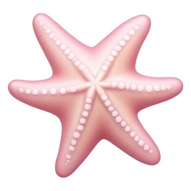 pastel pink starfish sticker