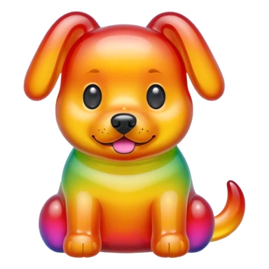 Gummy Animal dog  sticker