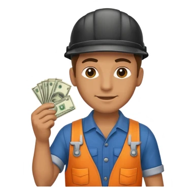 mechanic with money sticker