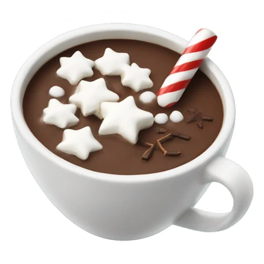 Christmas hot chocolate  sticker