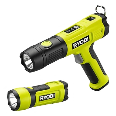 RYOBI P705 One+ - Linterna LED de iones de litio de 18 V, 130 lúmenes sticker